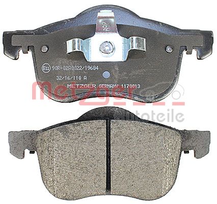 METZGER 1170013 Bremsbelagsatz, Scheibenbremse